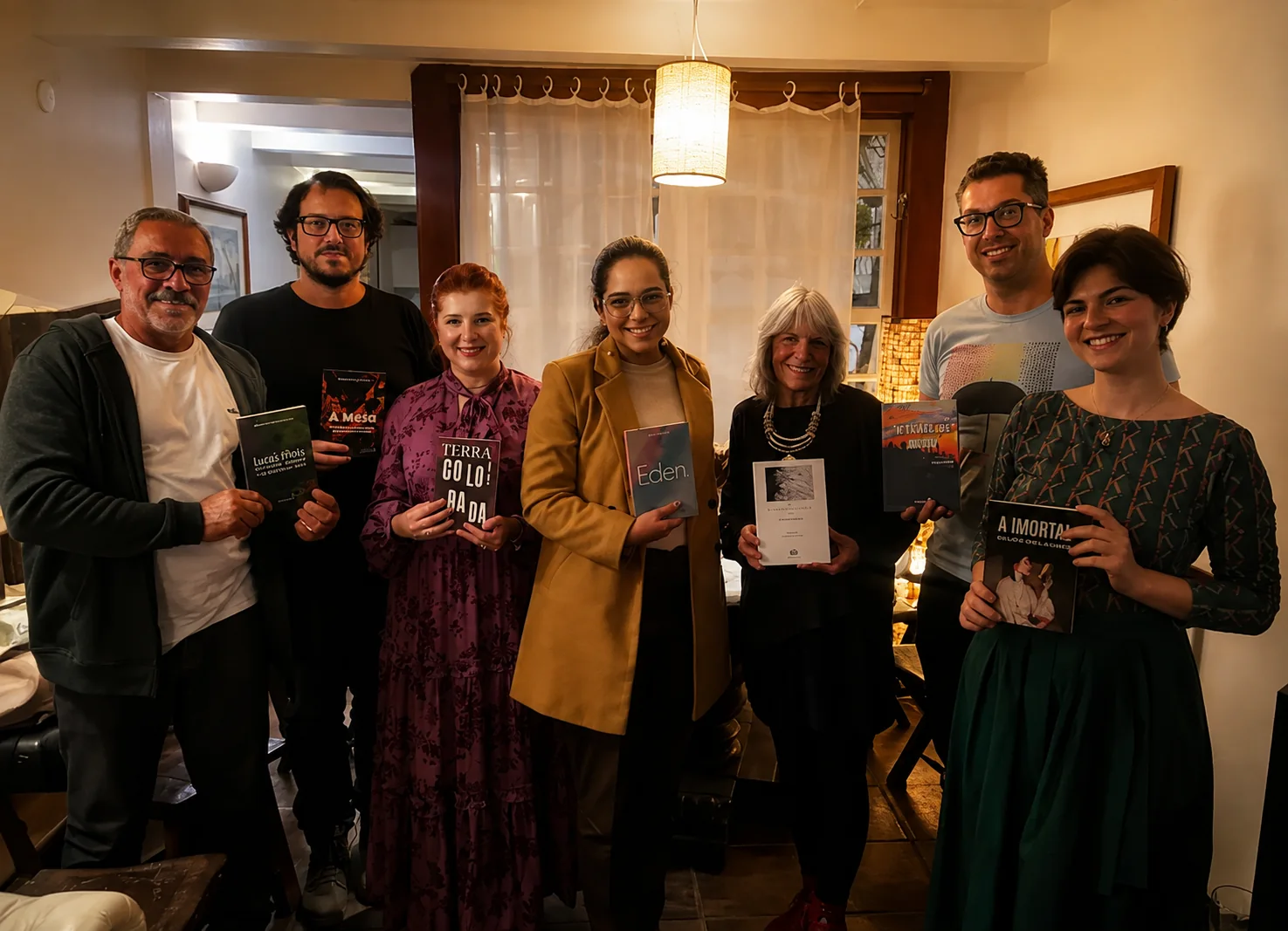 Autores da Caravana reunidos