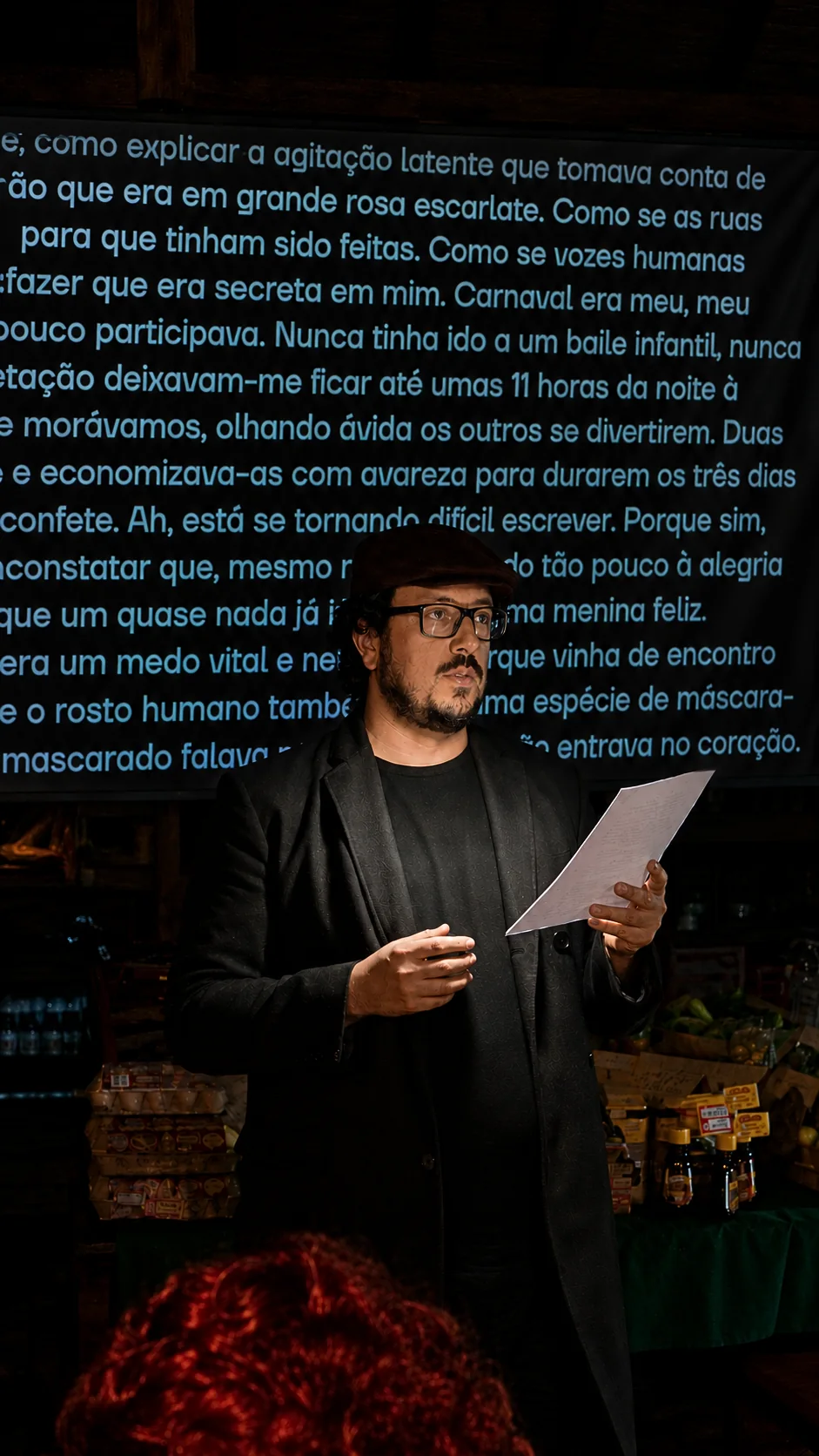 Ativação sensorial ligada ao livro À Mesa