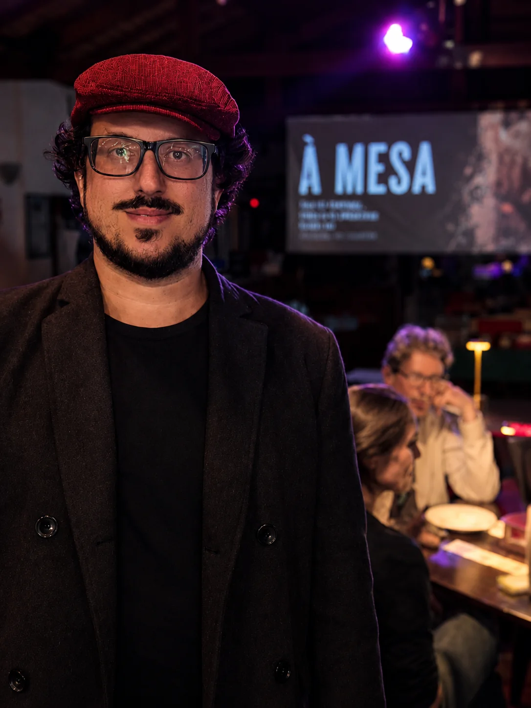 Lançamento de À Mesa no restaurante