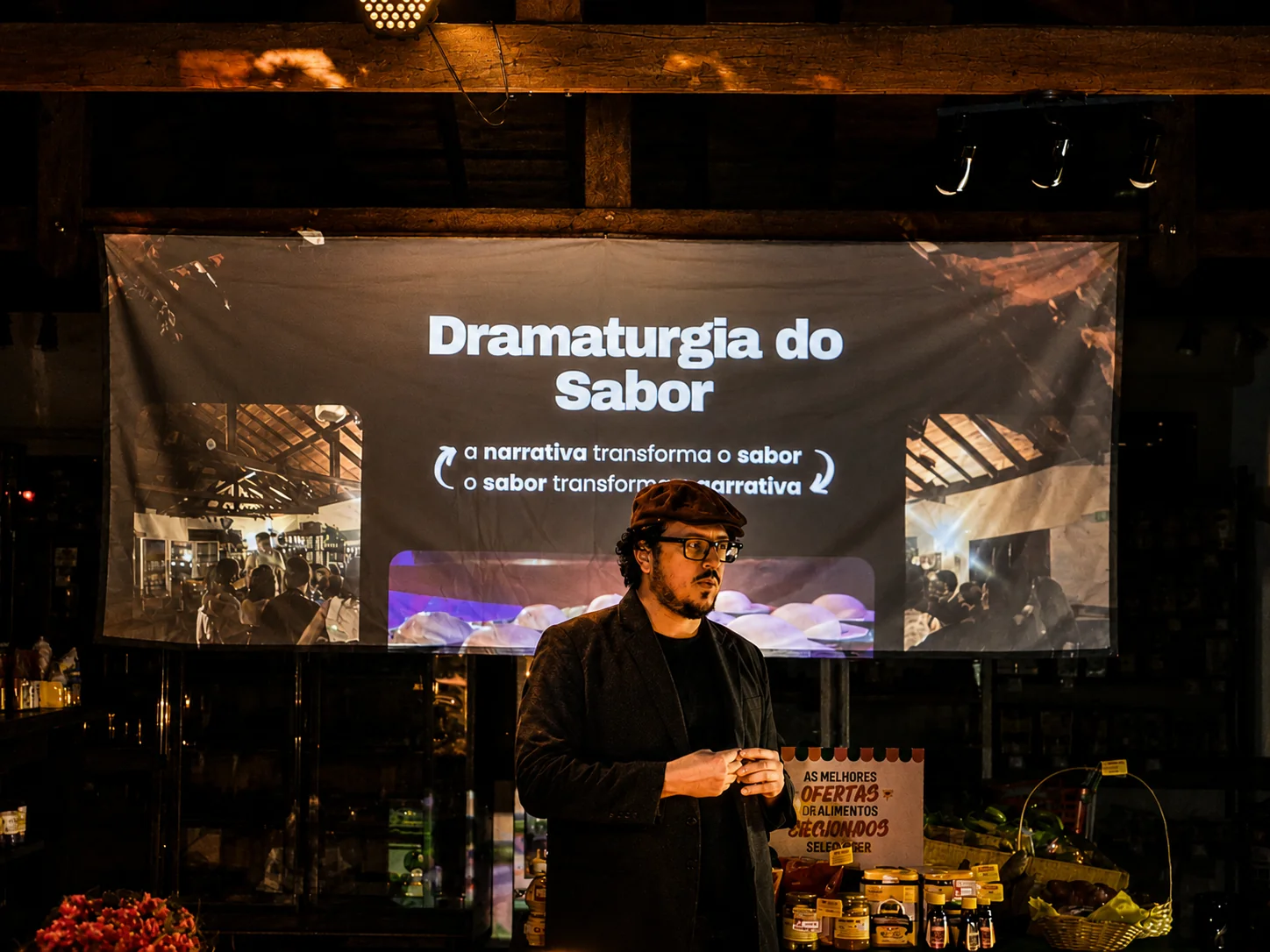 Palestra sobre Teatro de Comer e Dramaturgia do Sabor