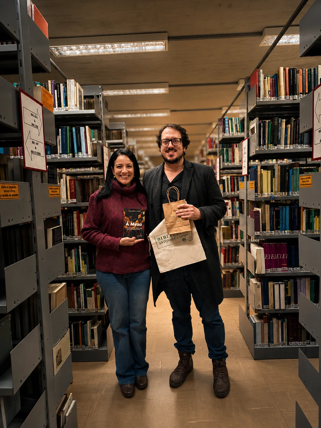 Registro com a equipe da Biblioteca do IEL Unicamp