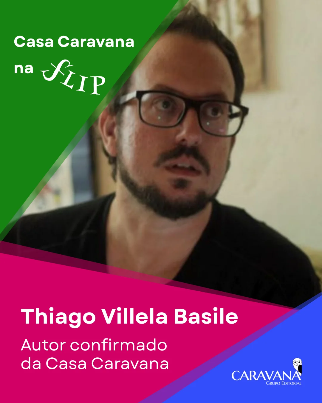 Cartaz da Casa Caravana na FLIP