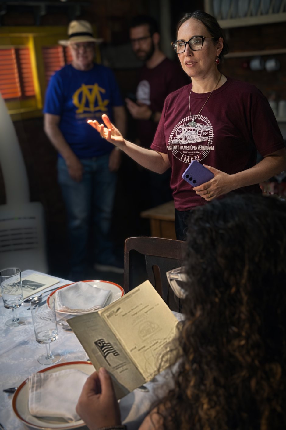 Mediação durante o Trilhos & Temperos