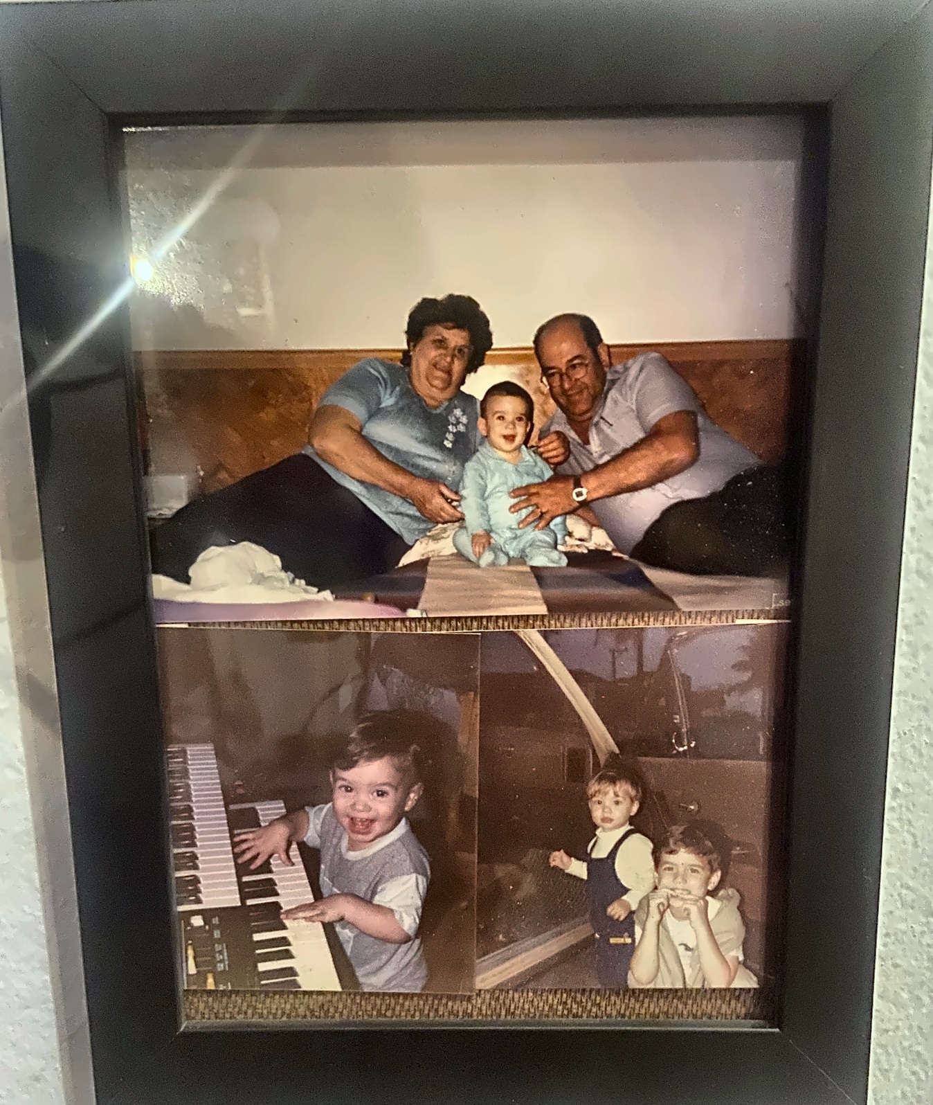 Thiago com os avós