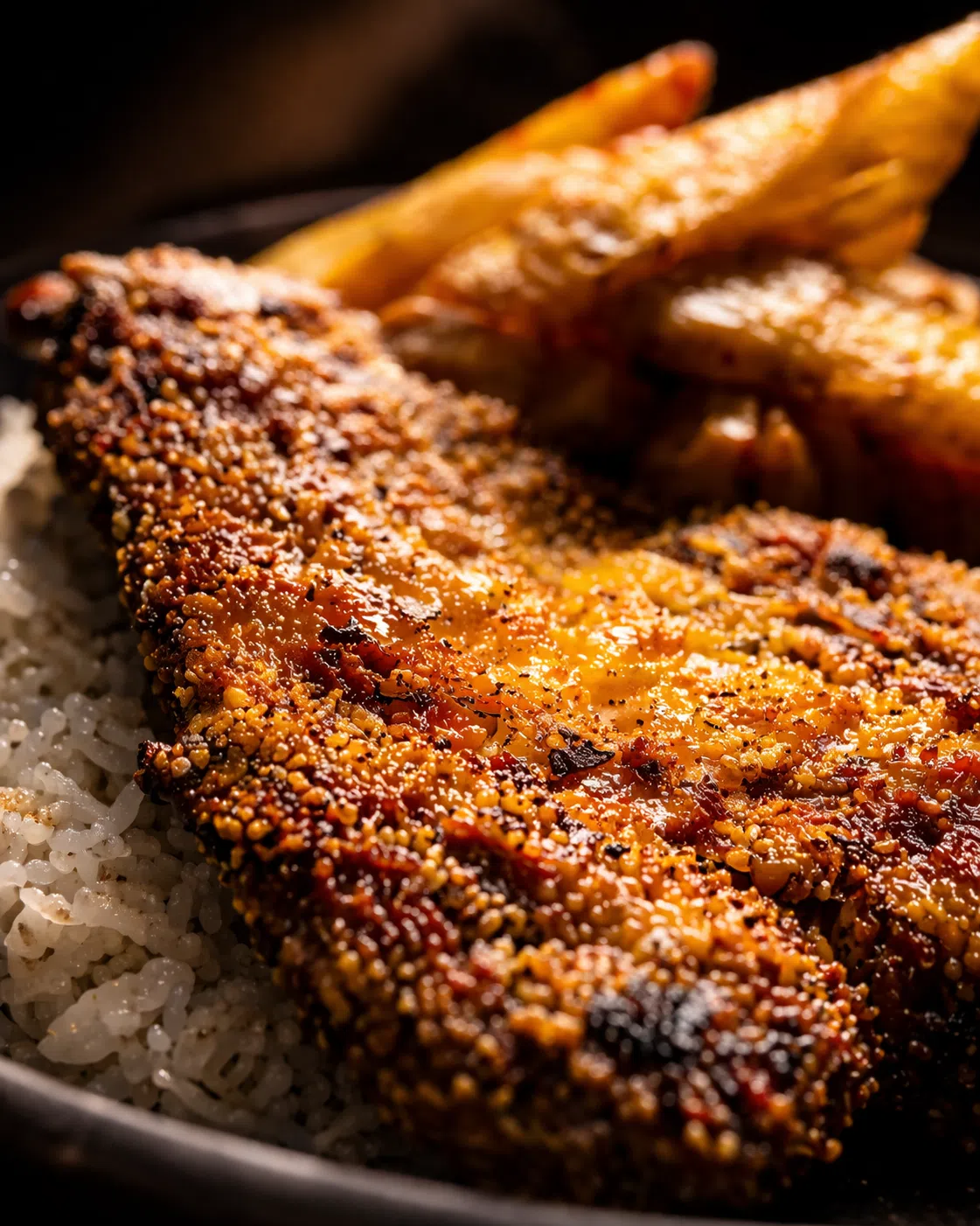 Berinjela à milanesa, PF do dia